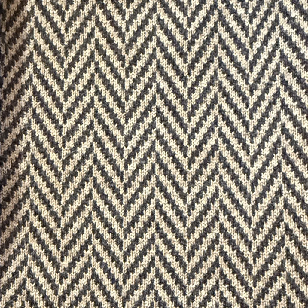 J CREW Sophie Brown Herringbone Cardigan Sweater Blazer Cotton Wool Blend XS - Image 11