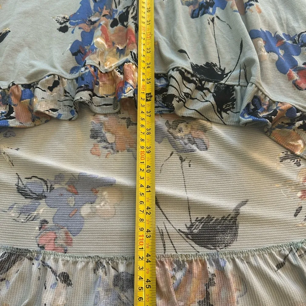 Lildy Womens Dress Size L XL Off Shoulder High Low Hem Floral Ruffle. Size L - Image 7