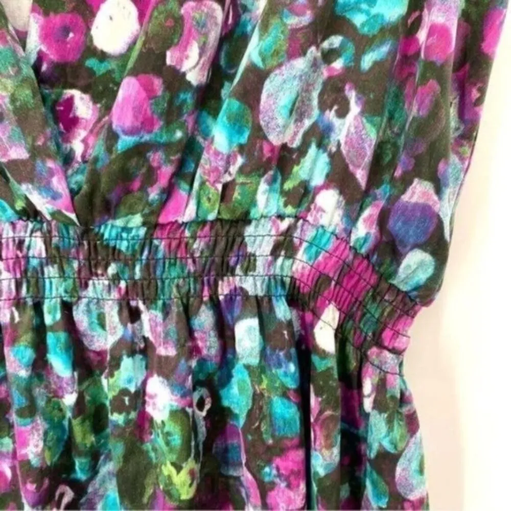 Floral Watercolor Peplum V - Image 13