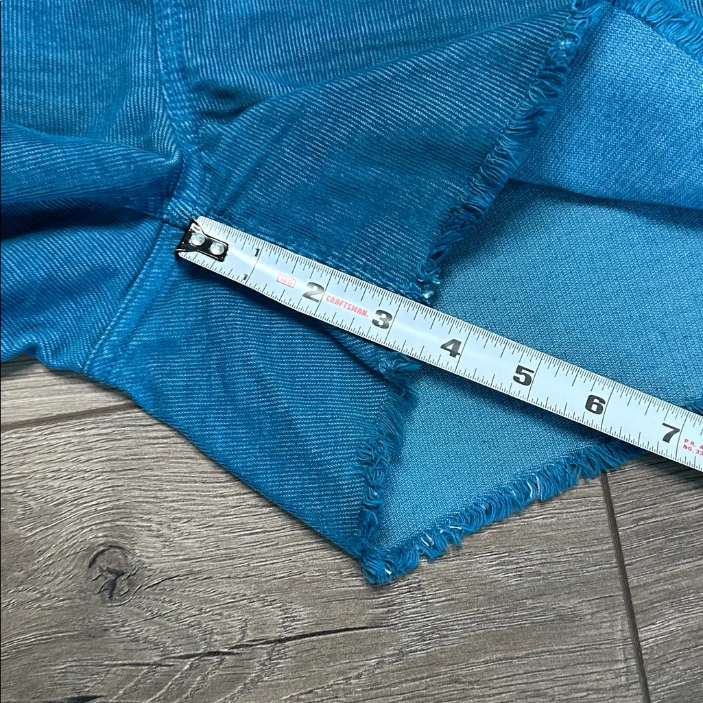 Carve Designs Oahu 4” Relaxed Boyfriend Corduroy Blue Shorts Size 6 - Image 9