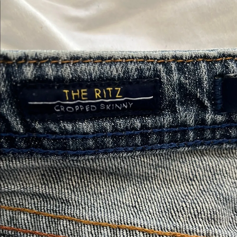 Vigoss | Classic Blue Denim Jeans Cropped Skinny Size 28 Cotton - Image 7