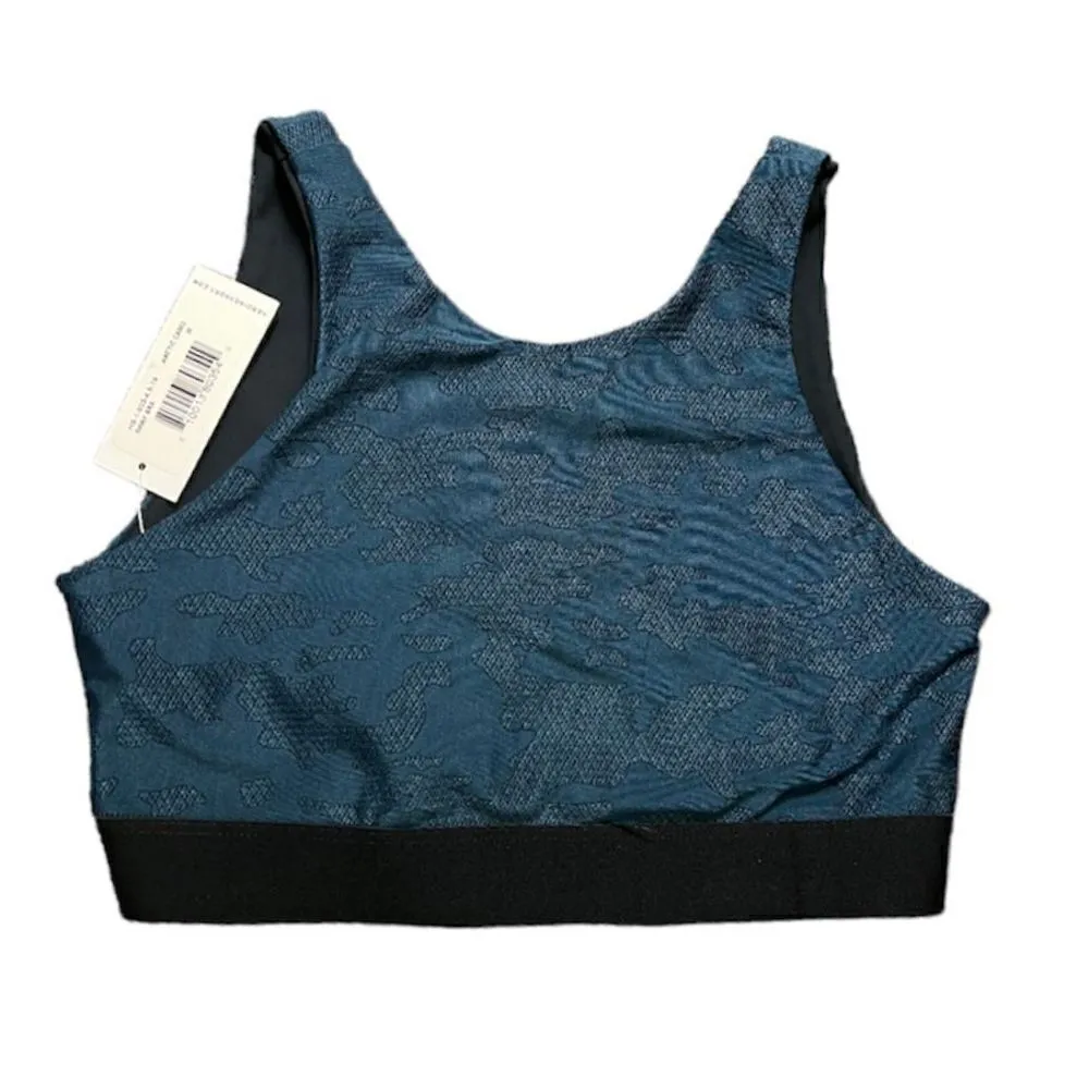 𝅺heroine Sport NWT ‘Swap’ Sports Bra in ‘Arctic Camo’ Navy Blue Size Medium - Image 3