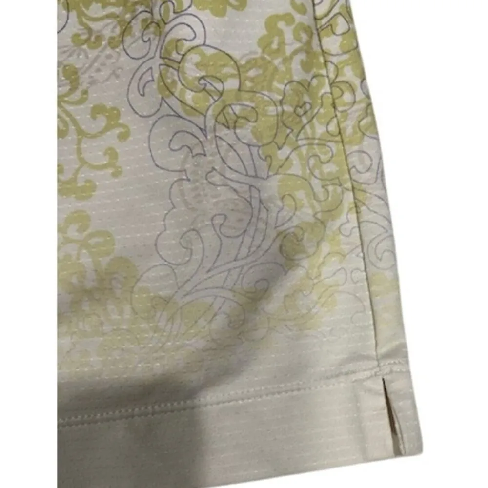 NIKE COOL Cream Green Sport Golf Skirt shorts Liner Women's LARGE - Image 10