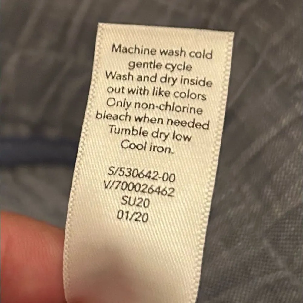 Athleta Blue Chambray Cabo Linen Jogger Pants Size 4 Style#: 530642 - Image 9