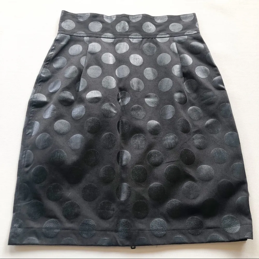 Vintage Polka Dot Fitted Pencil Skirt - Image 2