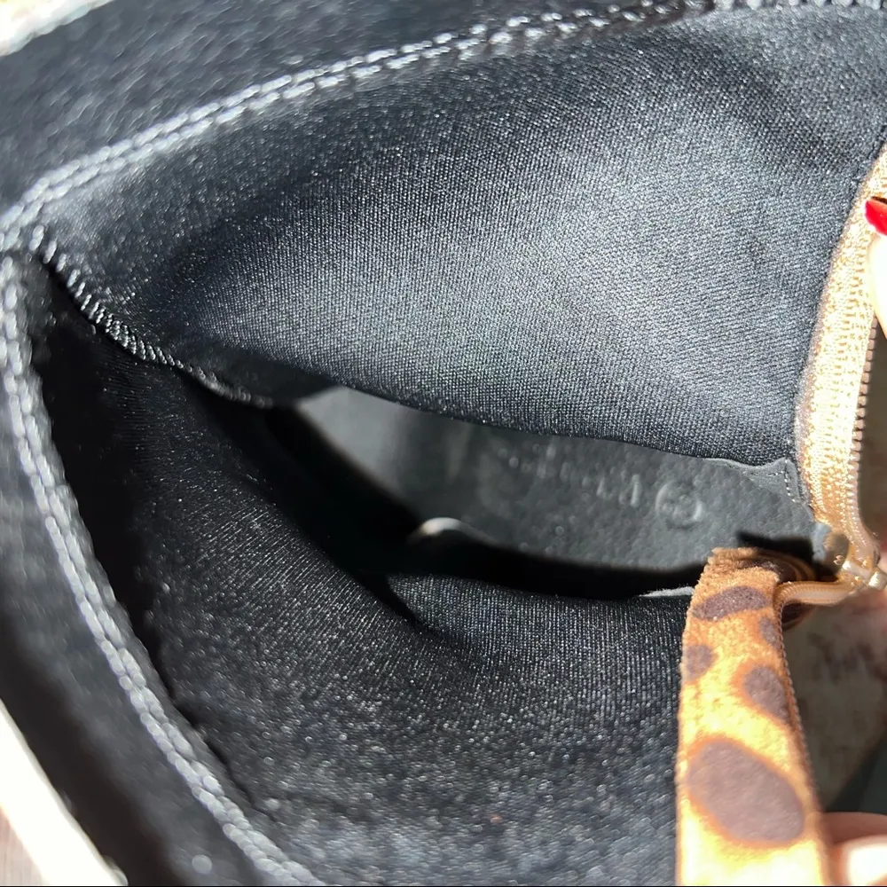 Wild Diva leopard print square toe boots. Size 6.5 - Image 6