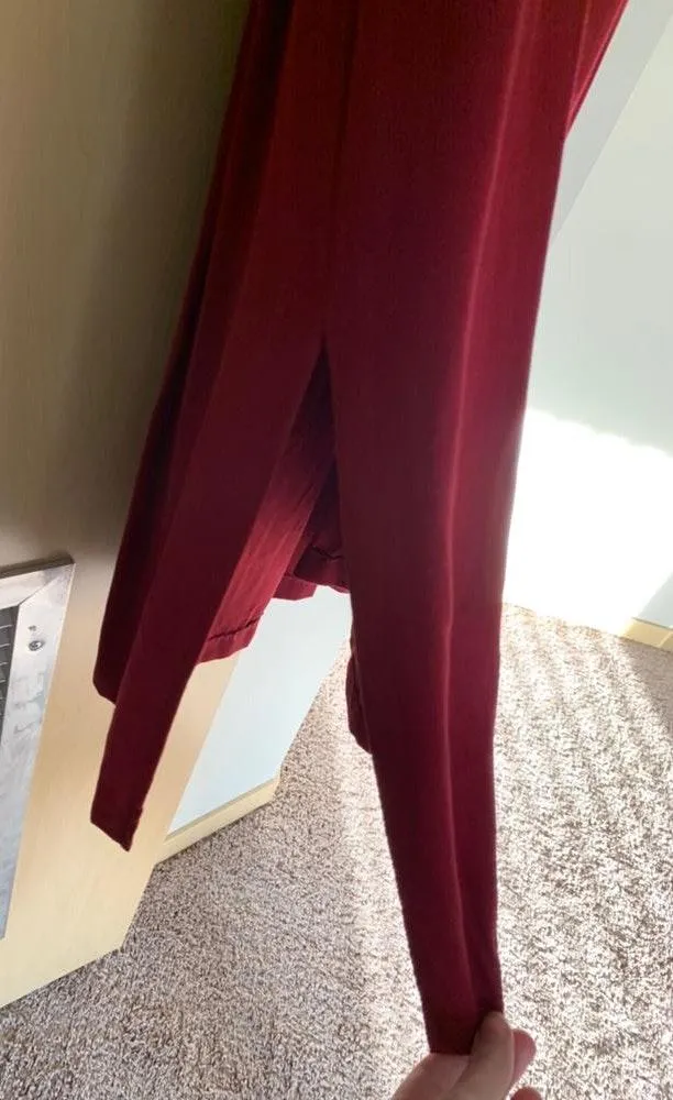 Maroon Formal Dress Red - Image 7