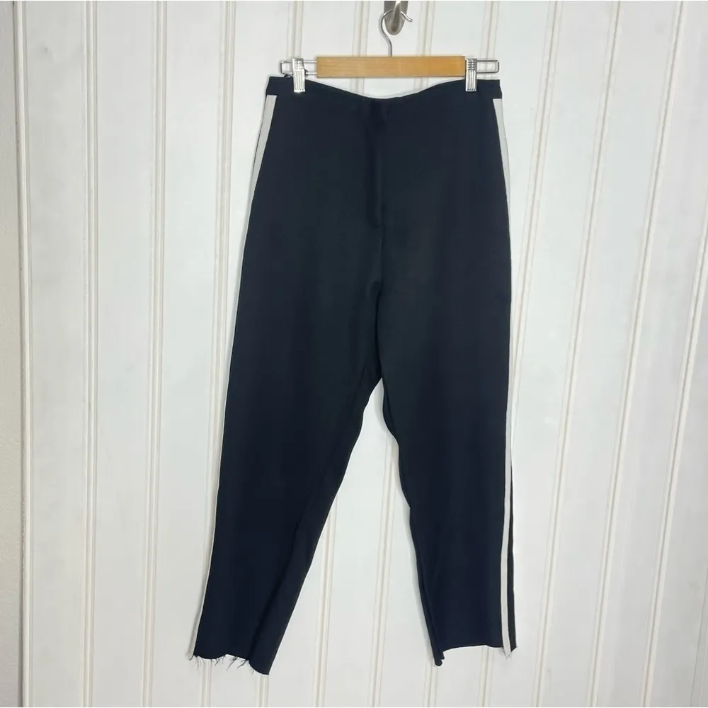 SIR The Label Tuxedo Stripe Pants Black White 463 Size 6 - Image 6