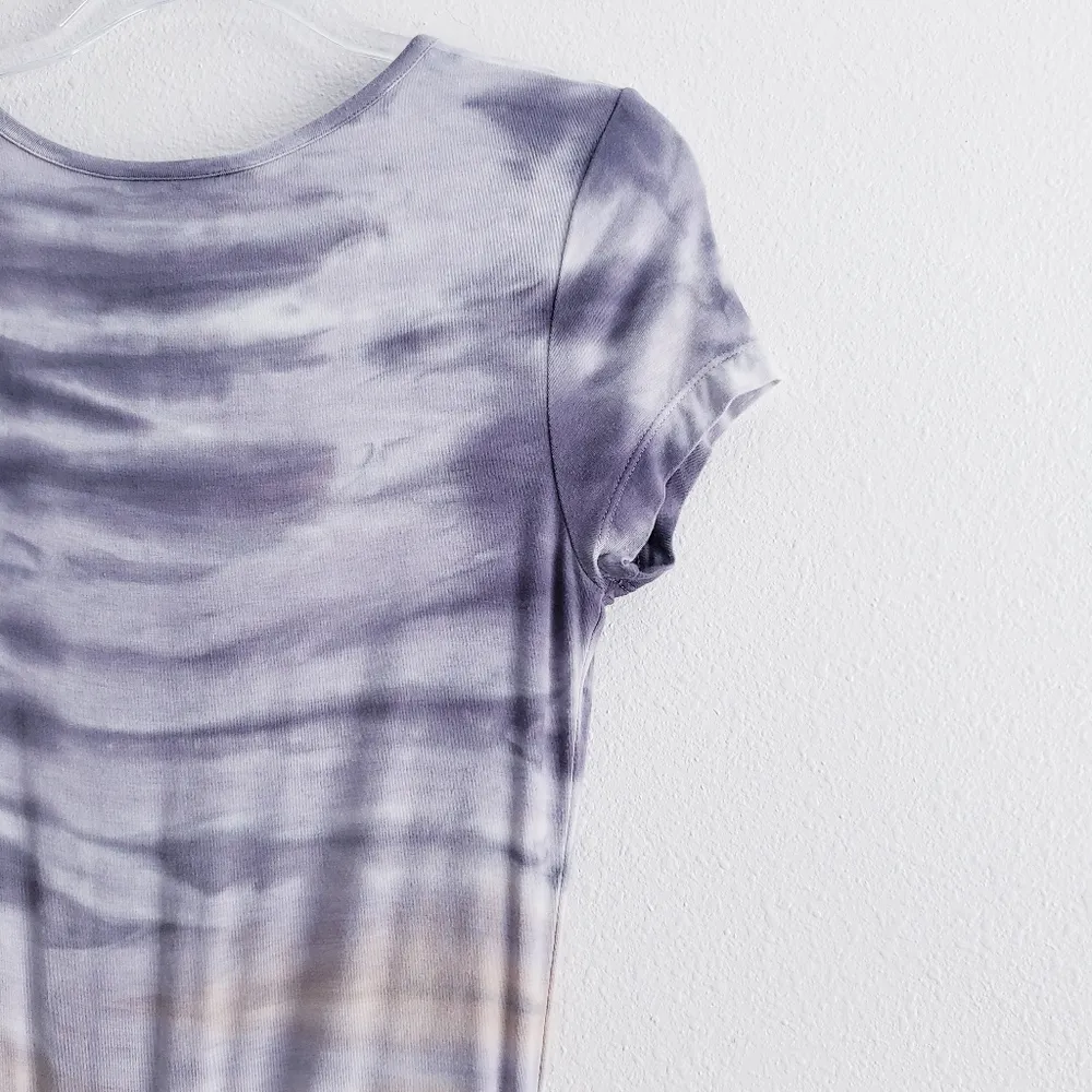 Young Fabulous & Broke Tie Tye Short Sleeve Fitted Maxi Dress - Image 7