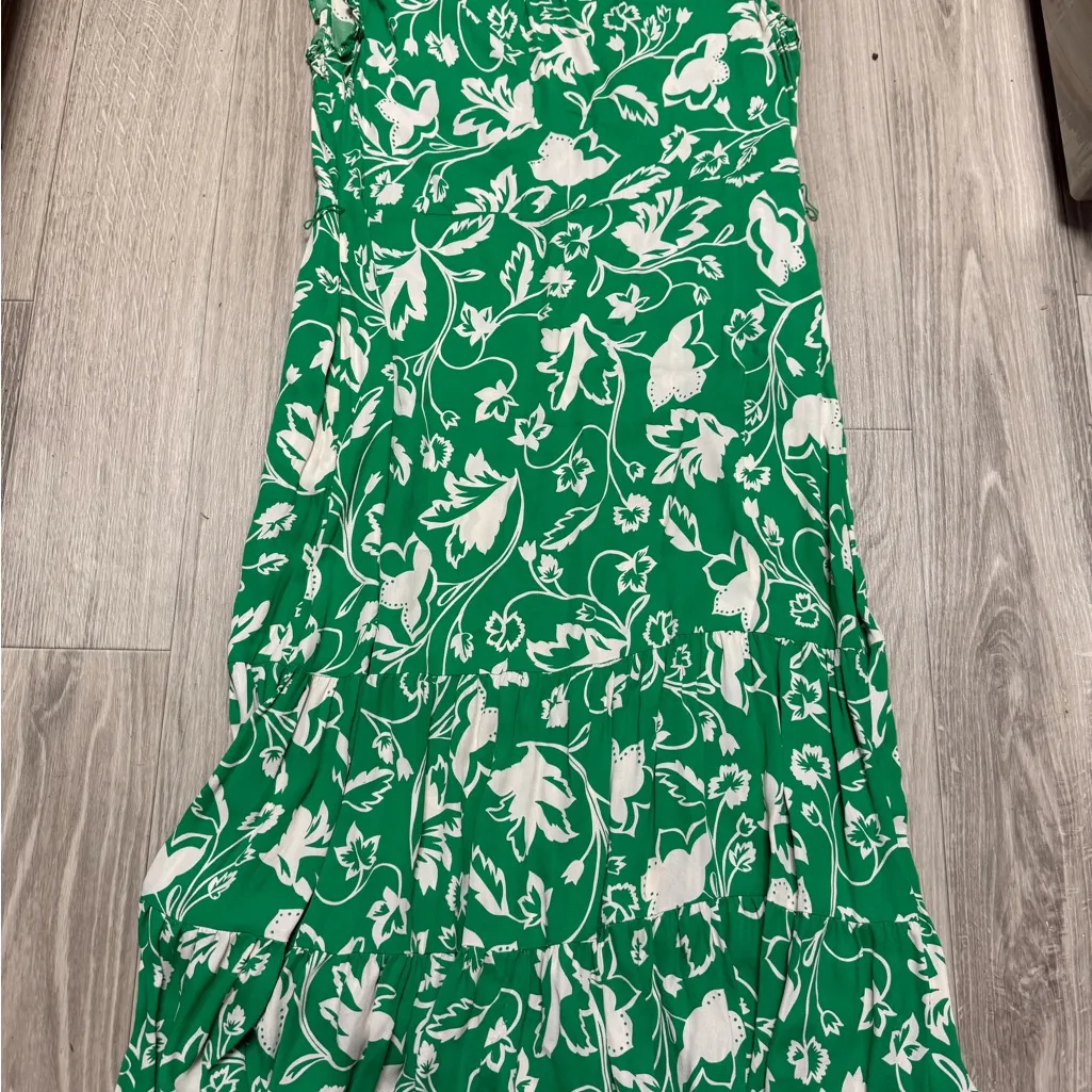 Hobbs Petite Elsa Dress Green Size 12 - Image 5