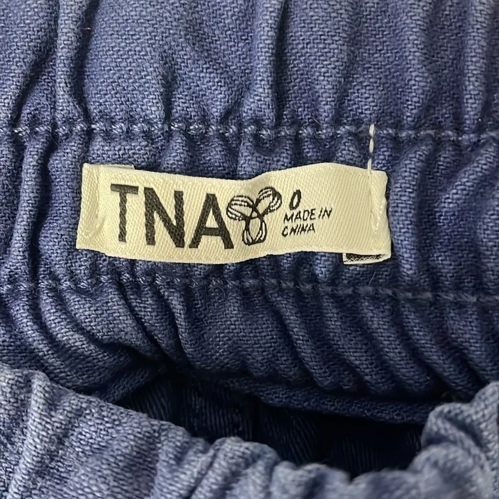 TNA Blue Denim Joggers Size 0 - Image 5