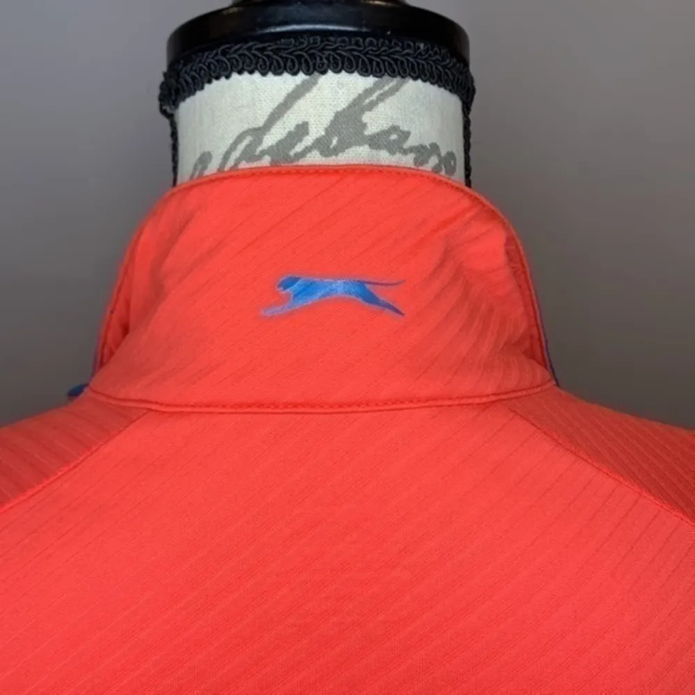 Slazenger full zip stretch athletic athleisure performance jacket S - Image 5