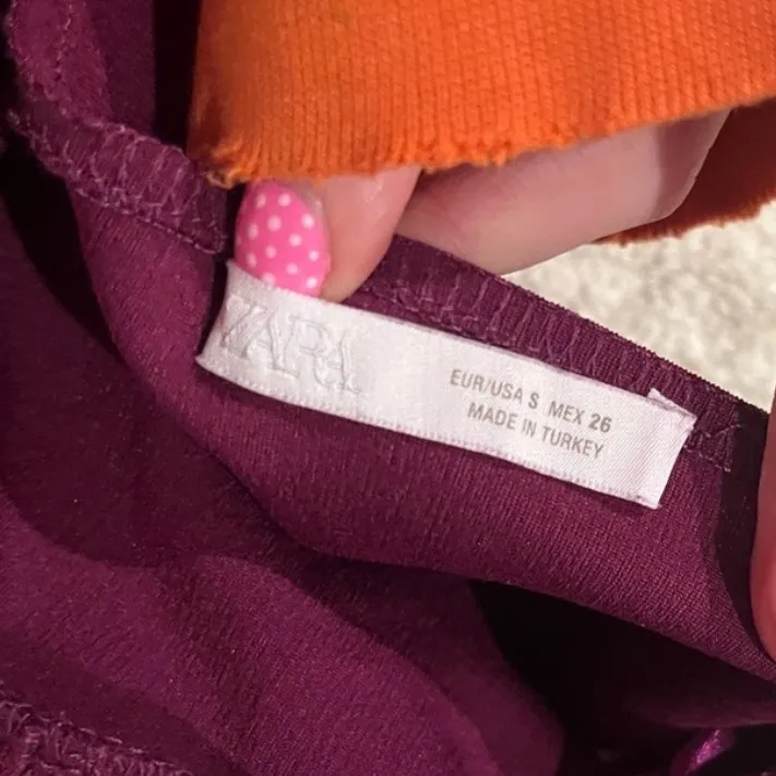 ZARA  Deep Purple Halter top - Image 5