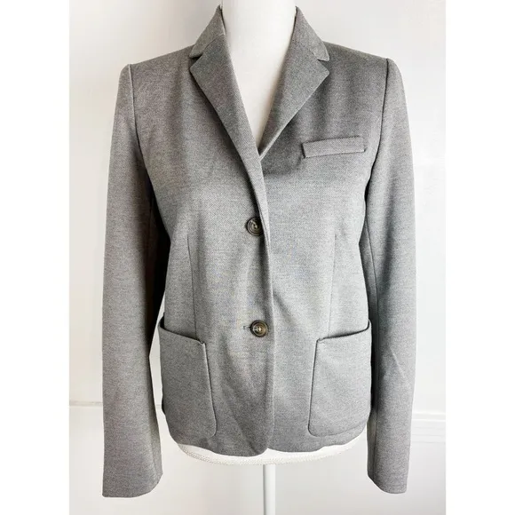Gap • Light Grey Academy Button Up Blazer - Image 3