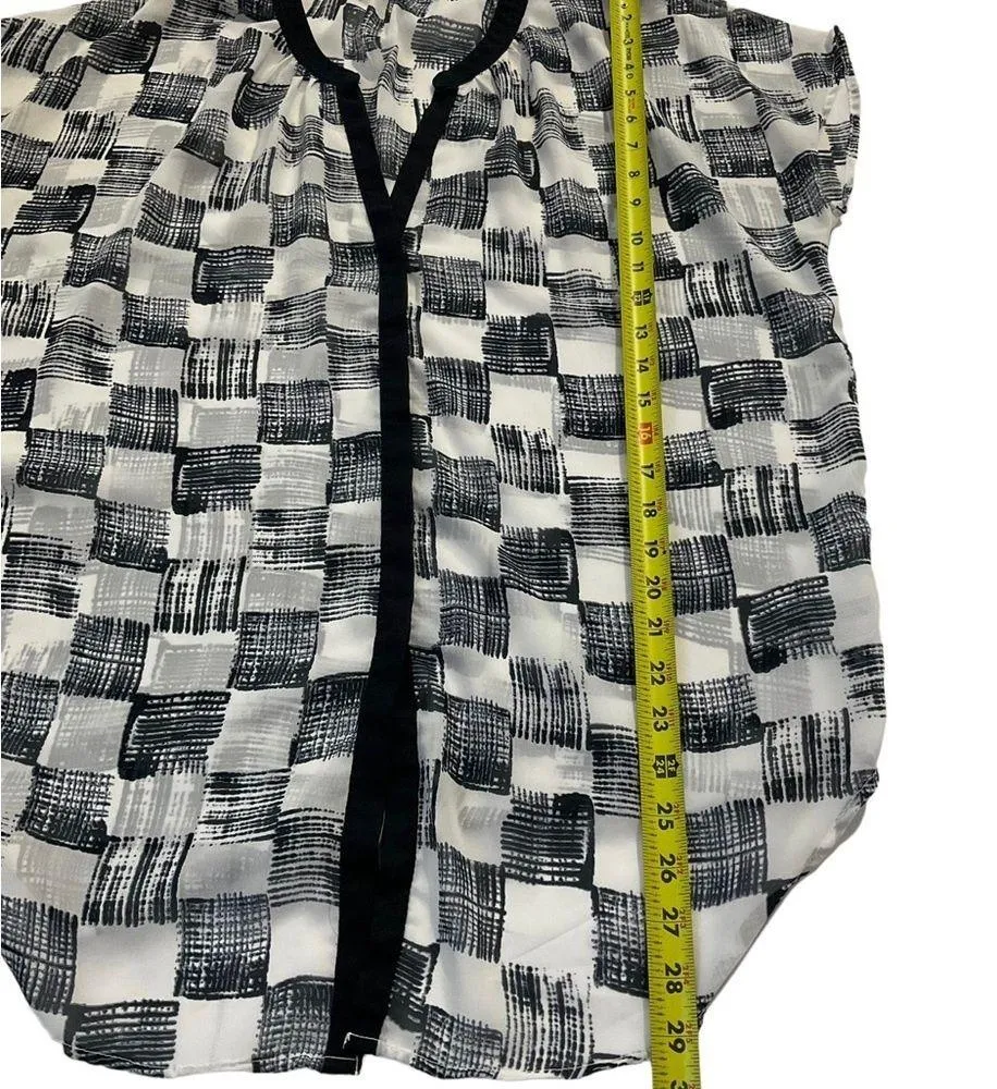 Banana Republic Women Size Small V-Neck Shirt Sheer 15-168P - Image 8