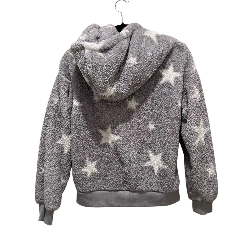 P.J. Salvage Cozy Star Lounge Hoodie Grey Size XS - Image 7