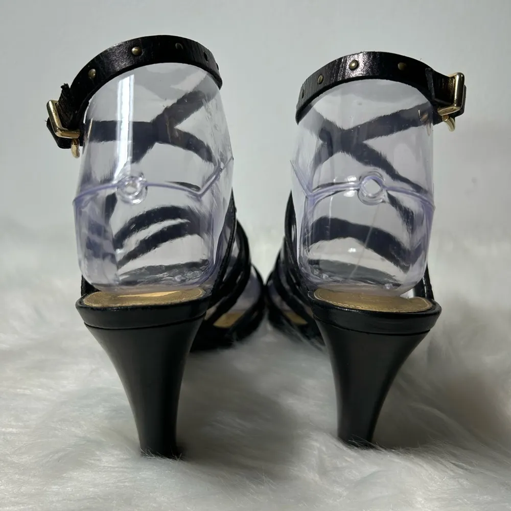 J.Crew Vintage Ankle Strap Studded Leather Heel Size 5 1/2 - Image 5