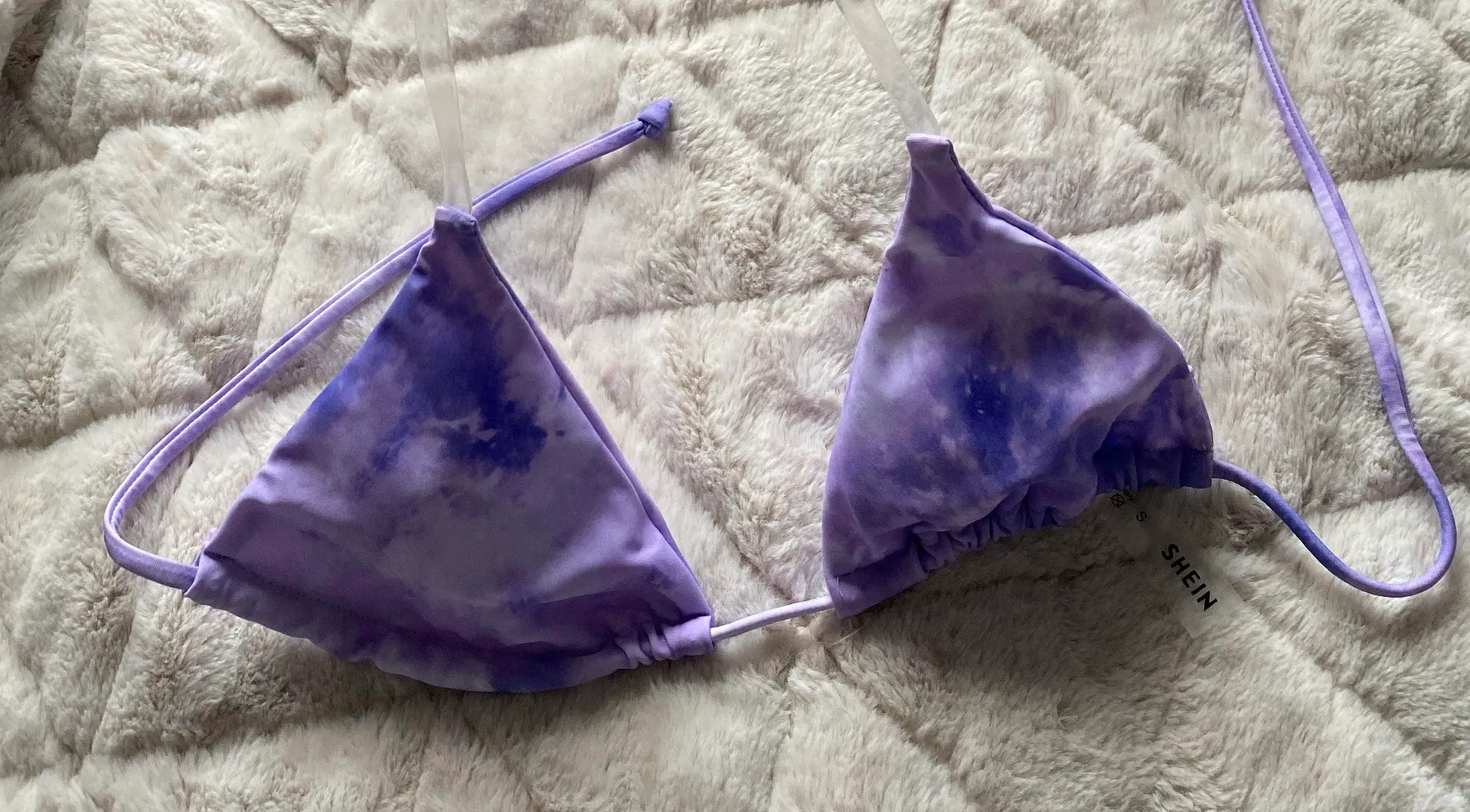 SheIn Purple Tie Dye Bikini - Image 2
