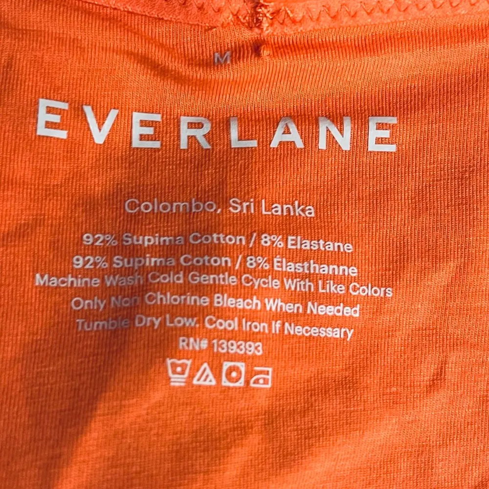 Everlane The Tube Top Orange Creamsicle Size Medium - Image 5