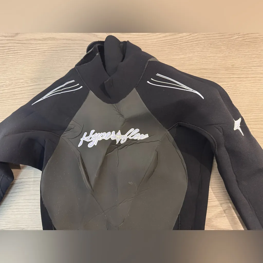 Hyperflex Women's‎ 3.2 mm Access Back Zip Fullsuit Size 8 Black - Image 9