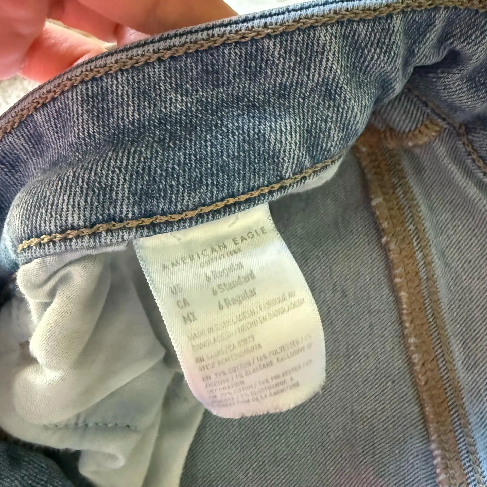 Light Wash American Eagle Jeans Stretch - Image 5