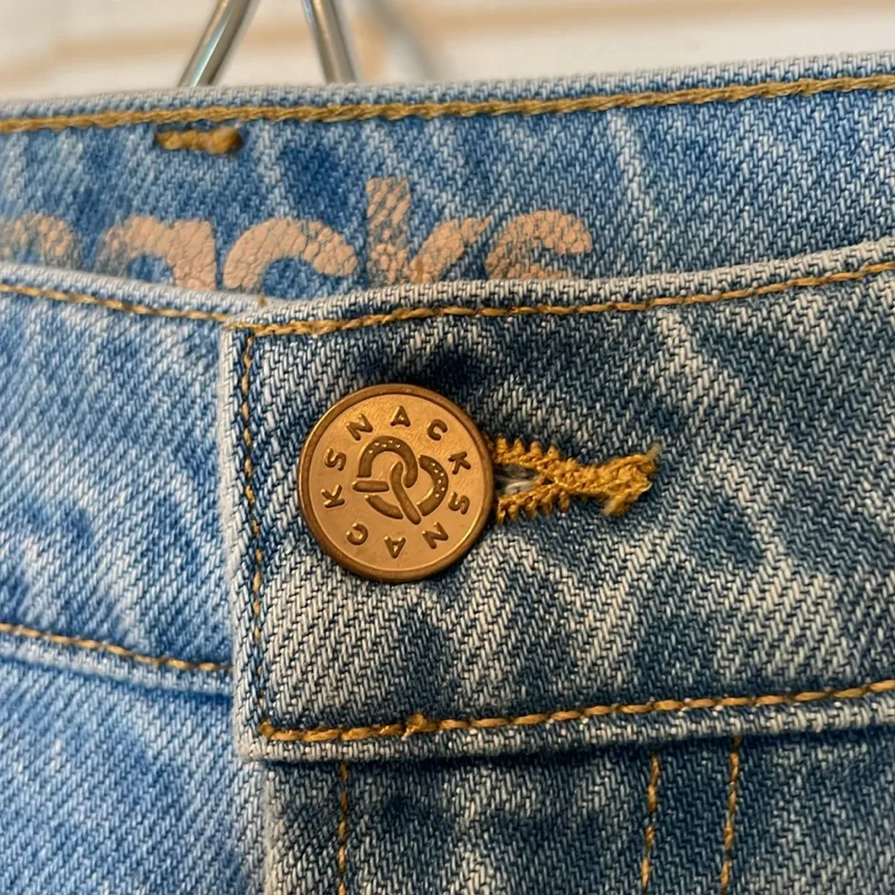 MOTHER Denim SNACKS! The Nutty Ankle Fray Nothing Else Like It Relaxed Jean Blue Size 27 - Image 5