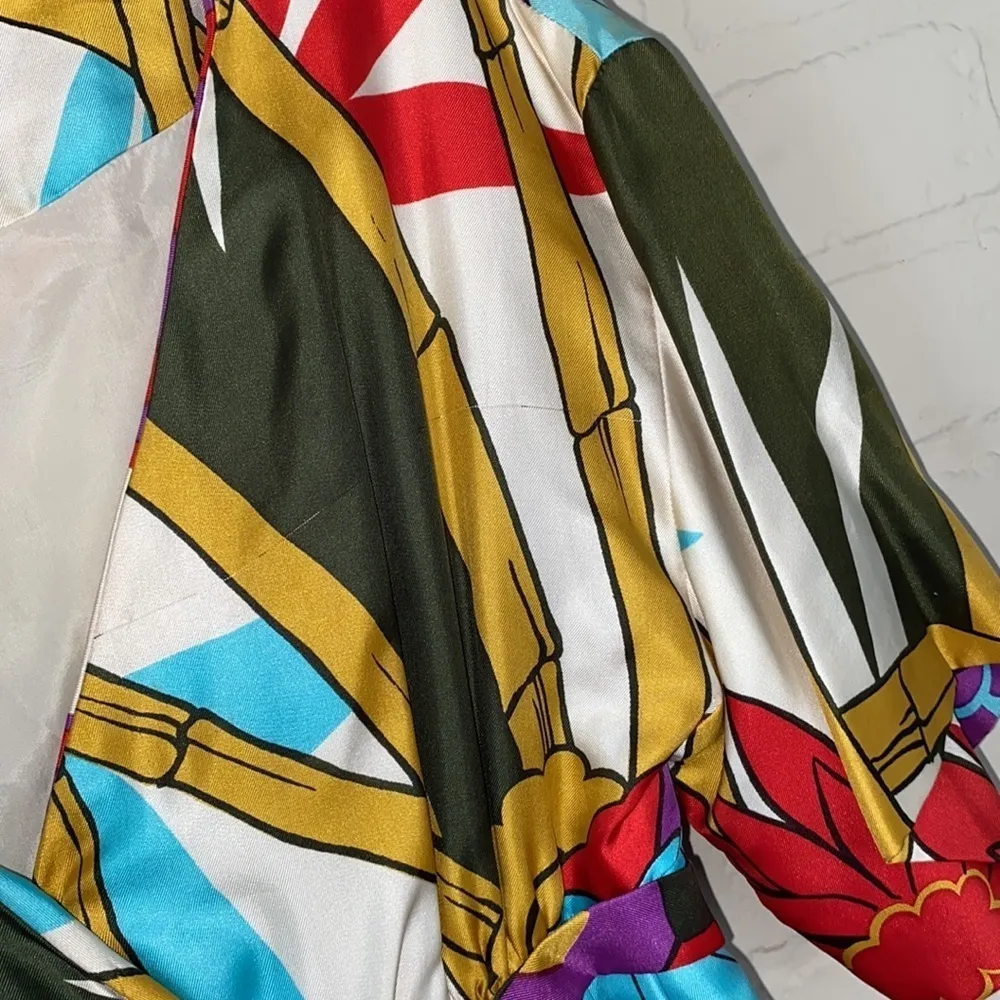 Bendels fancy dress vintage wrap colorful‎ - Image 3