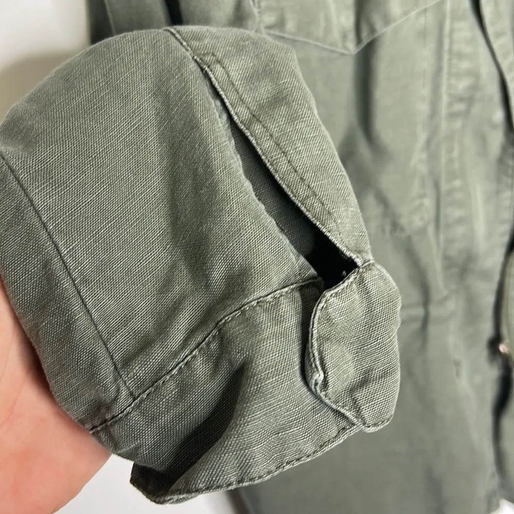 Thread & Supply Olive Utility Jacket Green - Image 5
