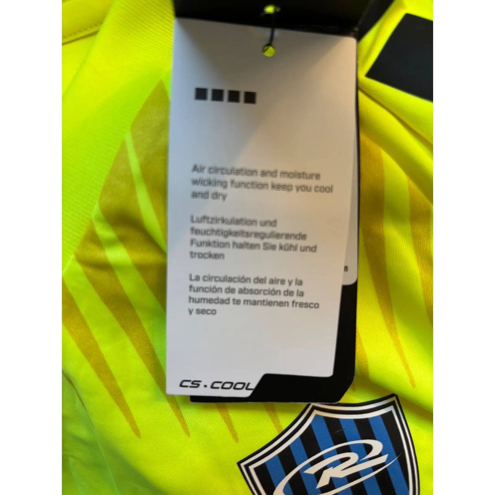 Capelli Sport Women's Madison Goalkeeper Jersey NWT Neon Yellow Size M MSRP $70 Size M - Image 3