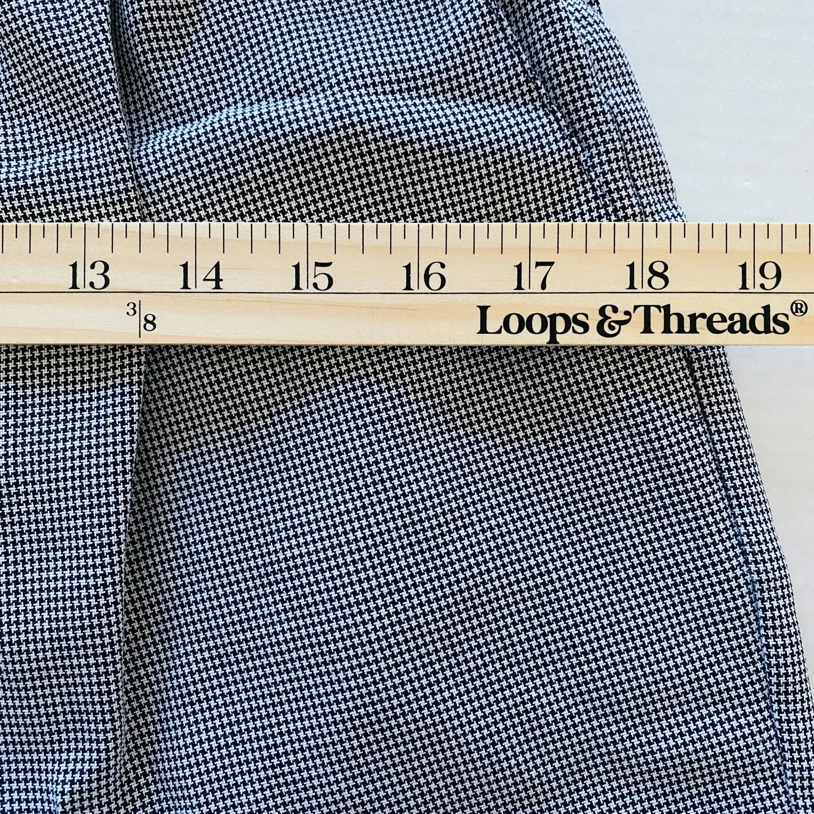 VTG Alfred Dunner Pull-On Checkered Dress Slack Pants Womens Officecore Chic 12P - Image 6