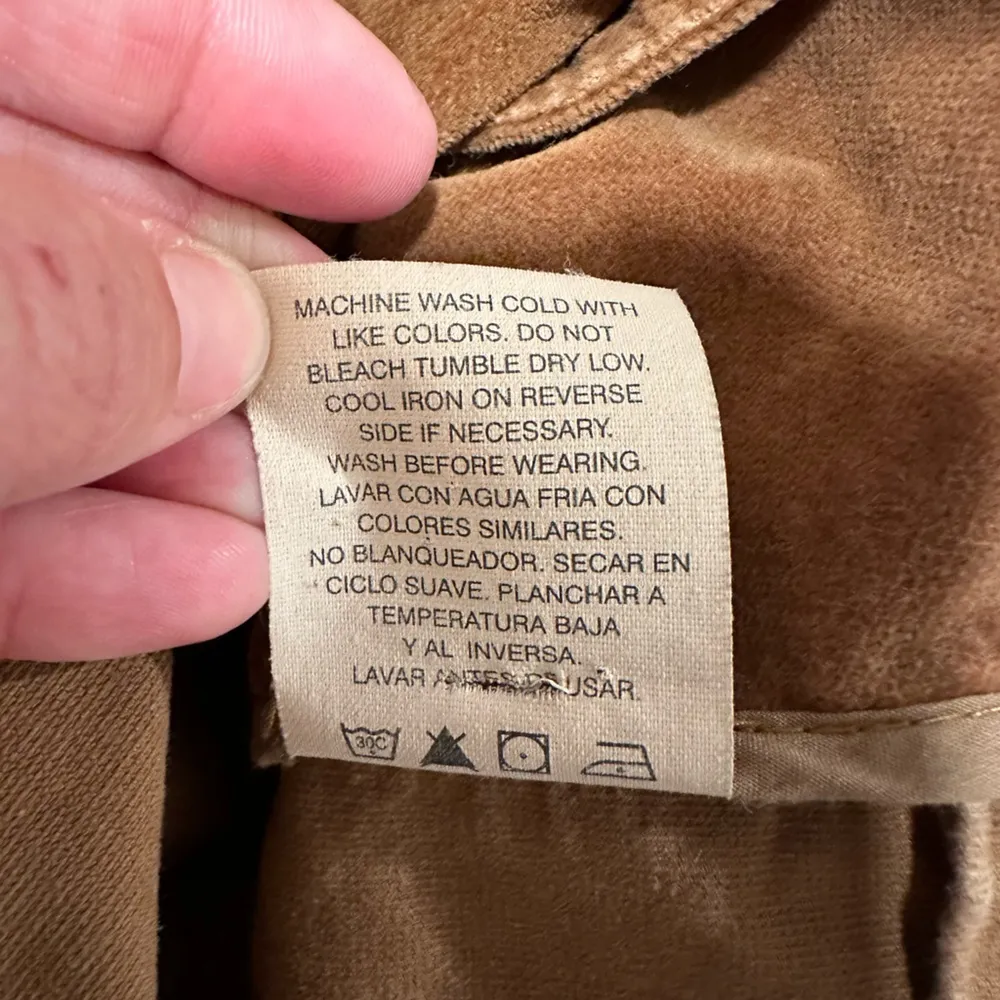 EUC JORDACHE WOMEN'S/JRS brown corduroy JACKET career BLAZER w/cami XL - Image 7