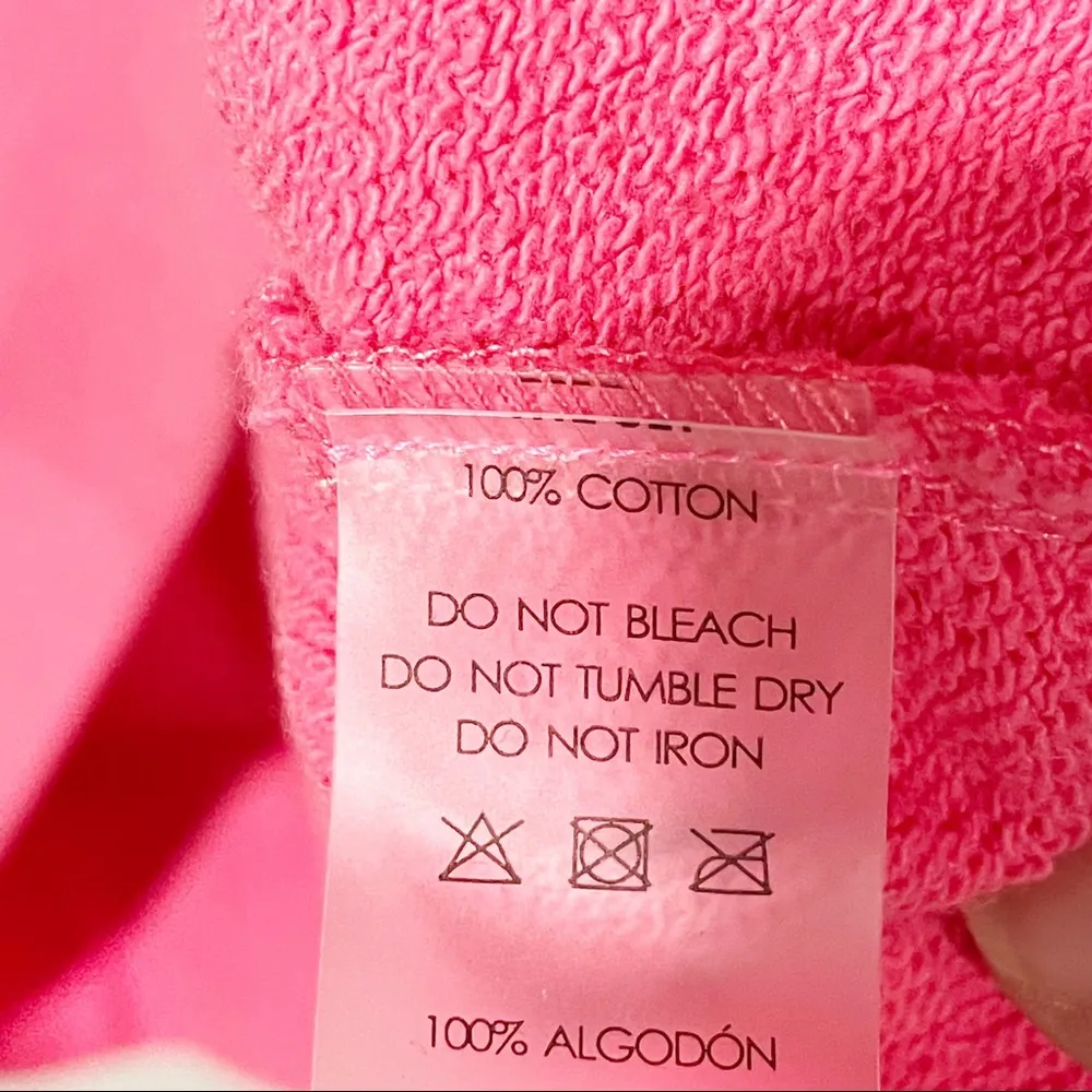 Rockstar Original Womens XL Pink Cuttoff Sleeveless Sweatshirt Rhinestone NEW - Image 4