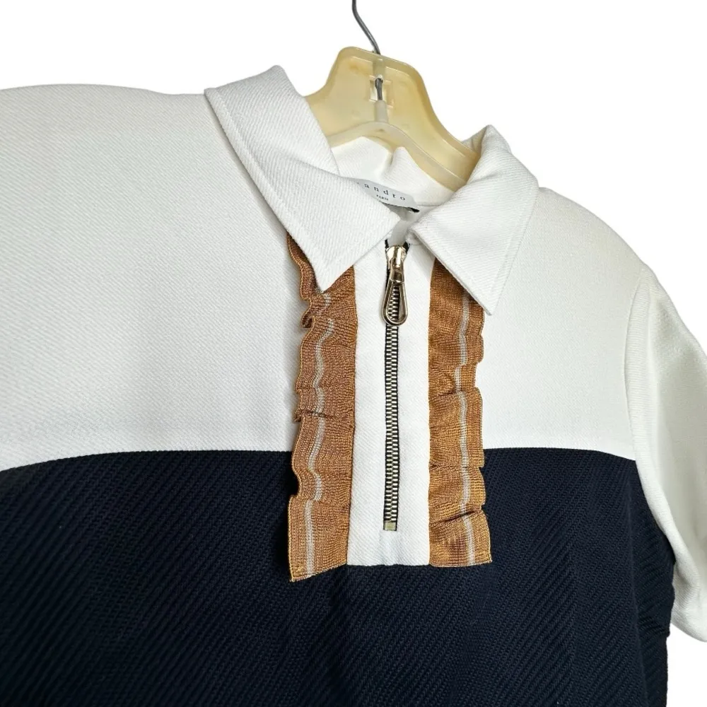 Sandro Paris Navy‎ Dress - Image 5