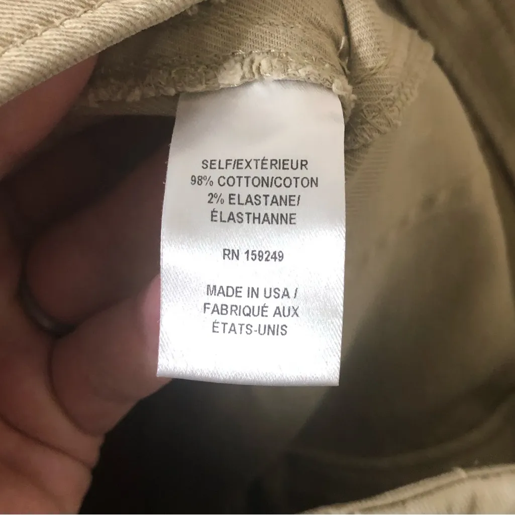 TWP Coop Wide Leg Pant with Cargo Pockets in Cotton Twill Khaki Tan - Image 7