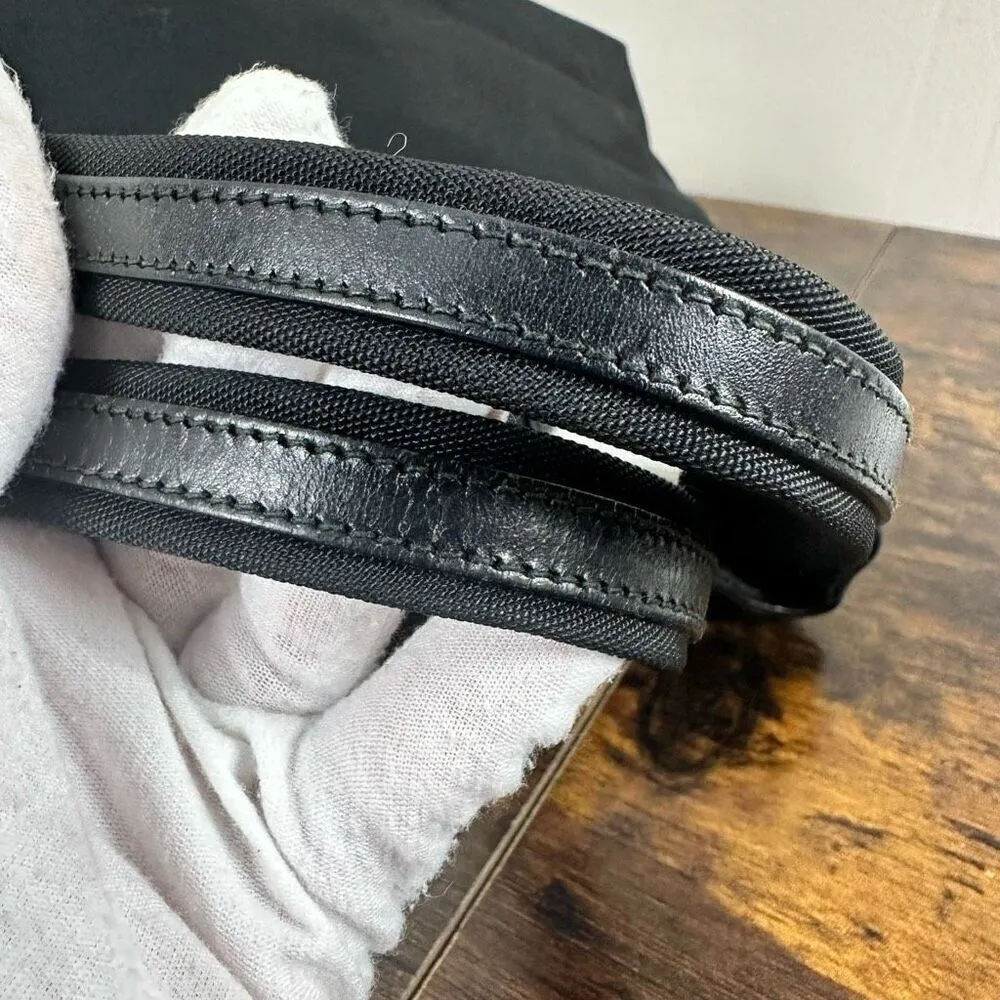 Gucci Vintage Nylon Tote Bag Black - Image 6