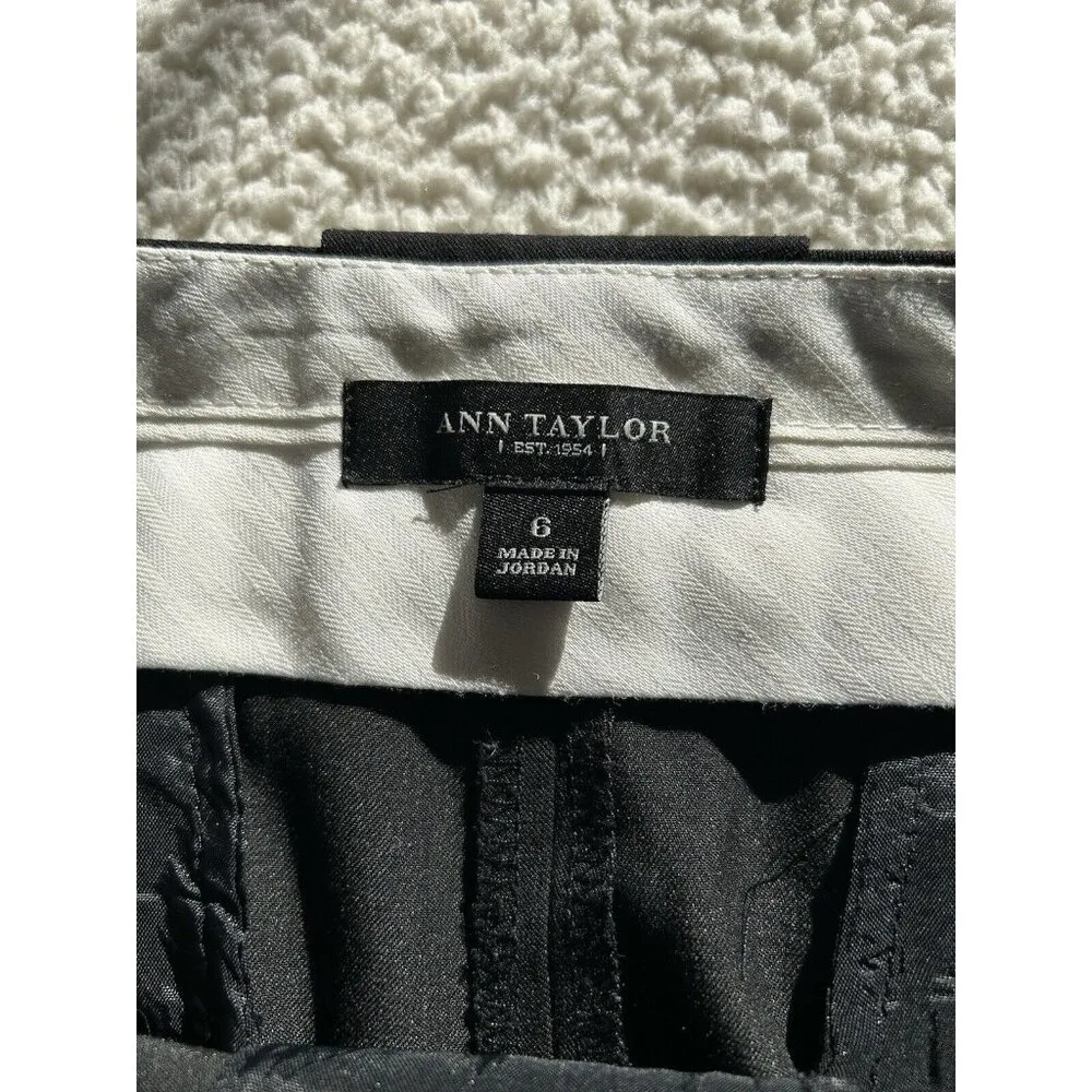 Ann Taylor Women’s Black Career Dress Pants Slacks Trousers Size 6 - Image 4