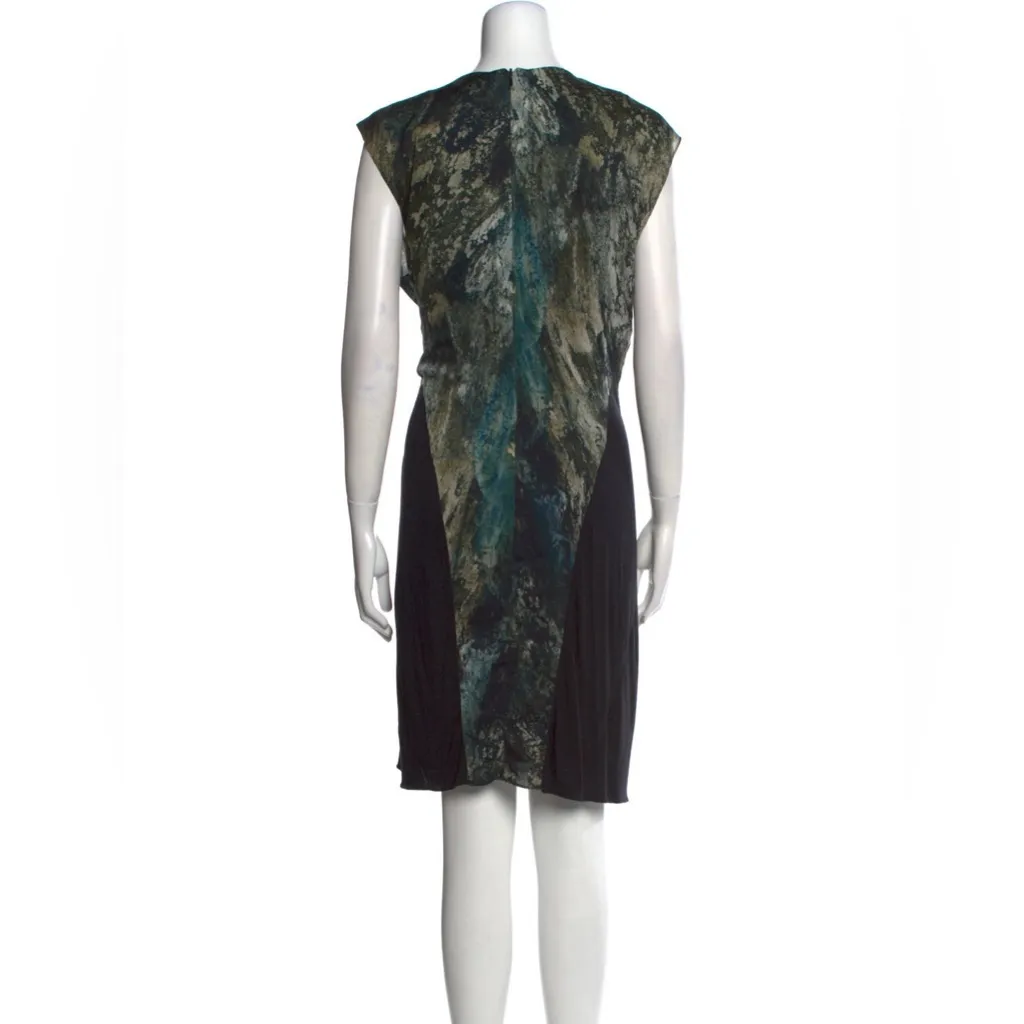 Helmut Lang‎ Silk Knee-Length Wrap Dress - Image 5