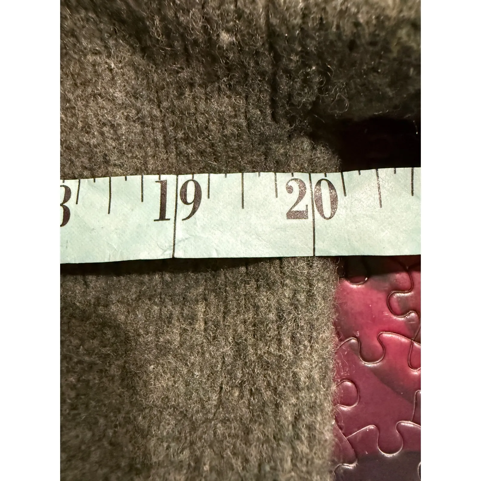 Zadig Voltaire Merino Wool Sweater Green Mock Neck ZADDICTED Pink Logo Size S - Image 7