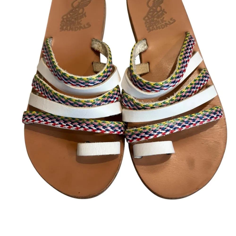 ANCIENT GREEK Niki Raffia Sandals - Image 5