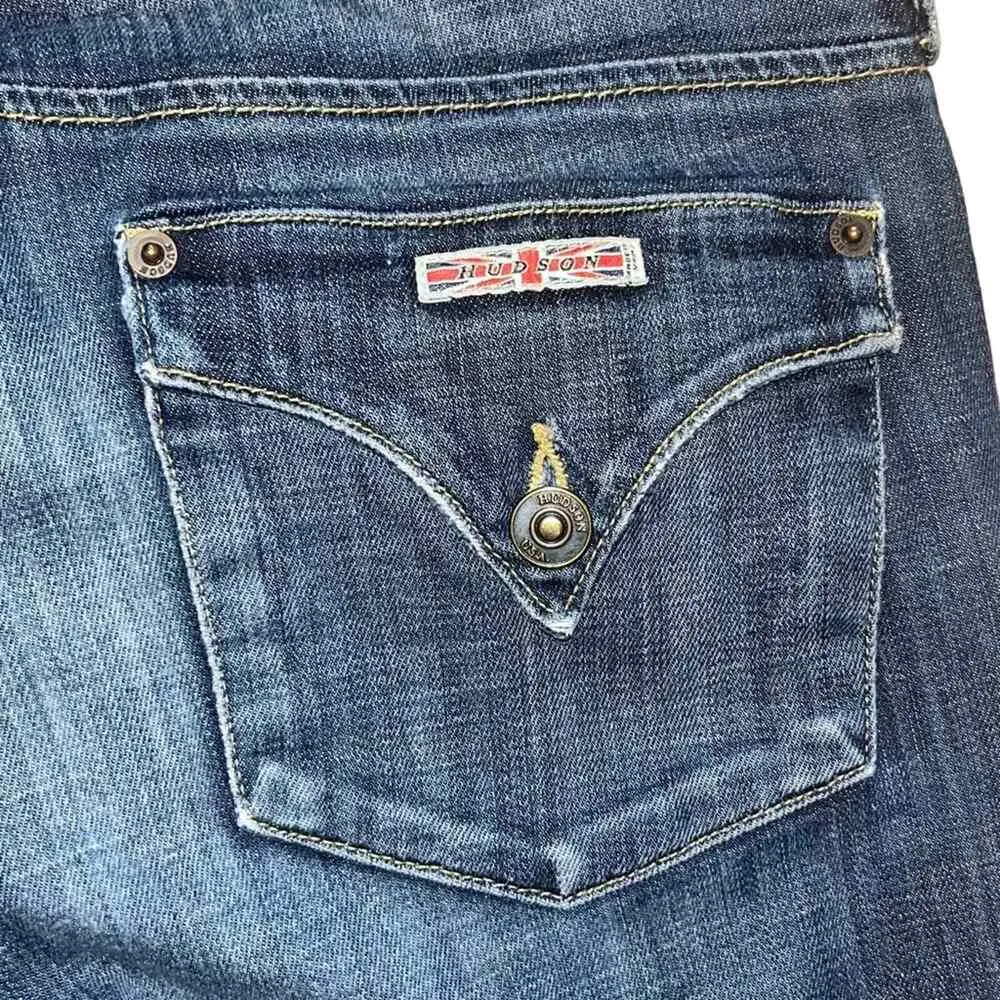 Hudson Womens Colin Flap Size 29 Distressed Skinny Eli Jeans Casual Worn Rugged - Image 11