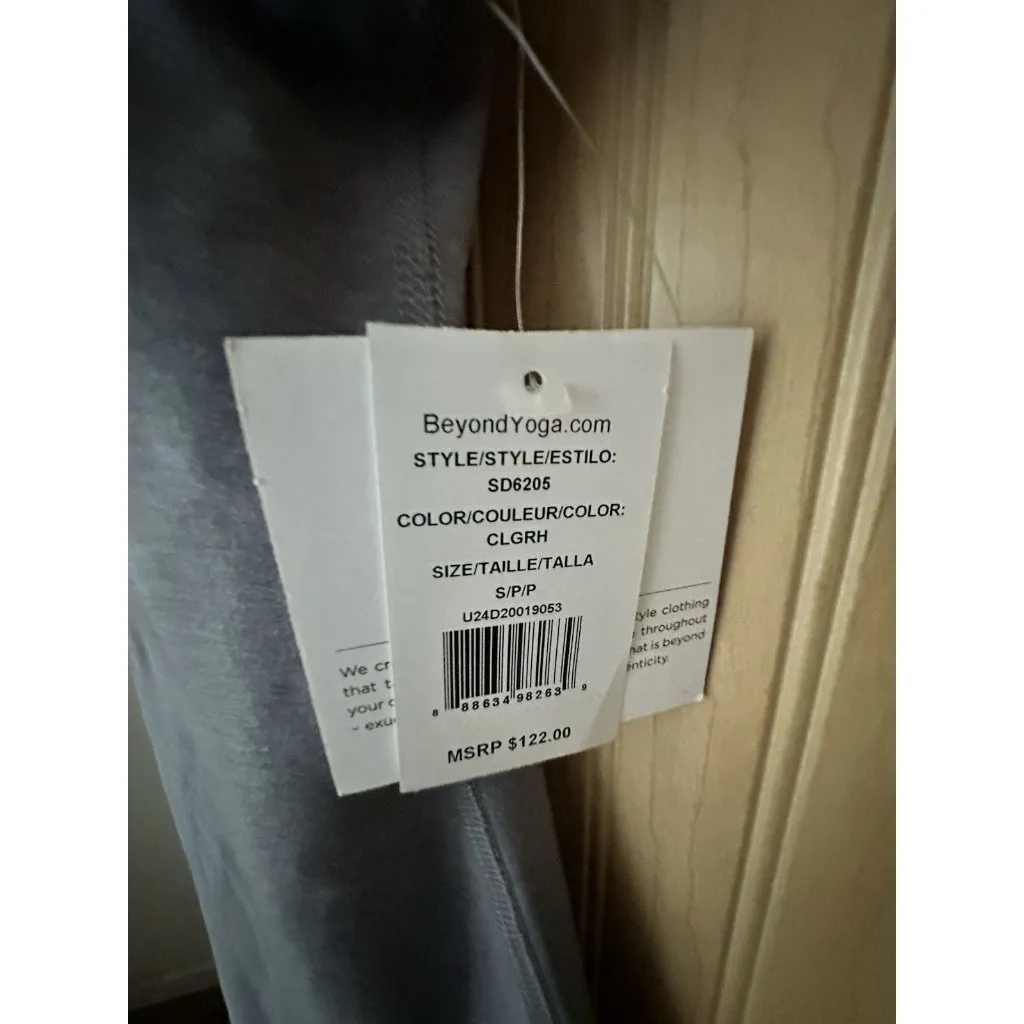 Beyond Yoga Women's Spacedye Inspire Midi Dress Cloud Gray Size Small NWT - Image 2