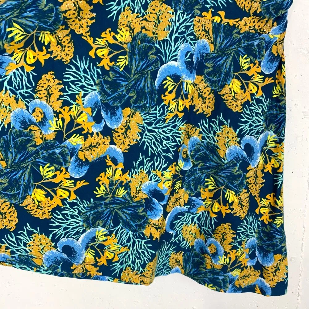 Patagonia Lithia Convertible Jersey Knit Skirt Halter Top Big Sur Blue Large - Image 7