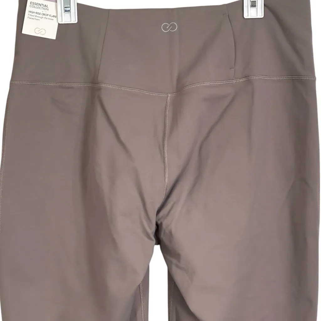 NEW Calia Essential Collection High Rise Crop Flare Womens NWT Size XXL Gray - Image 9
