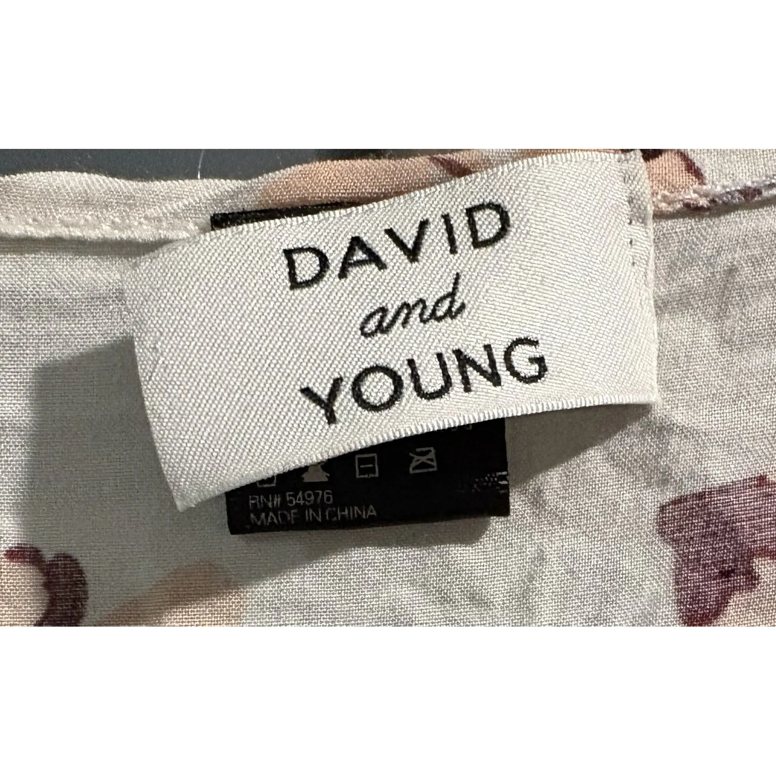 DAVID and YOUNG Cream Floral Tassel Kimono Cardigan - Image 3