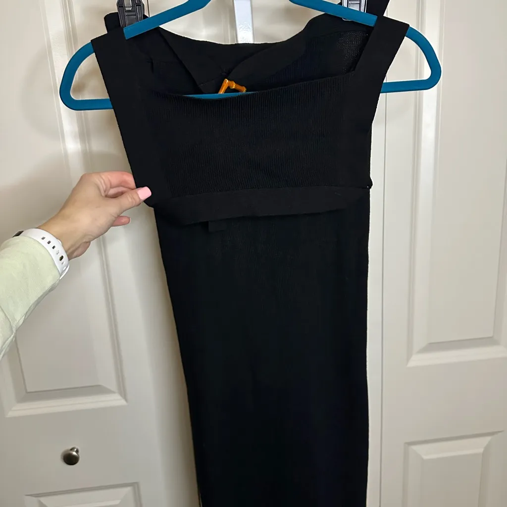 Chic Black‎ Crop Top and skirt Set - Image 4