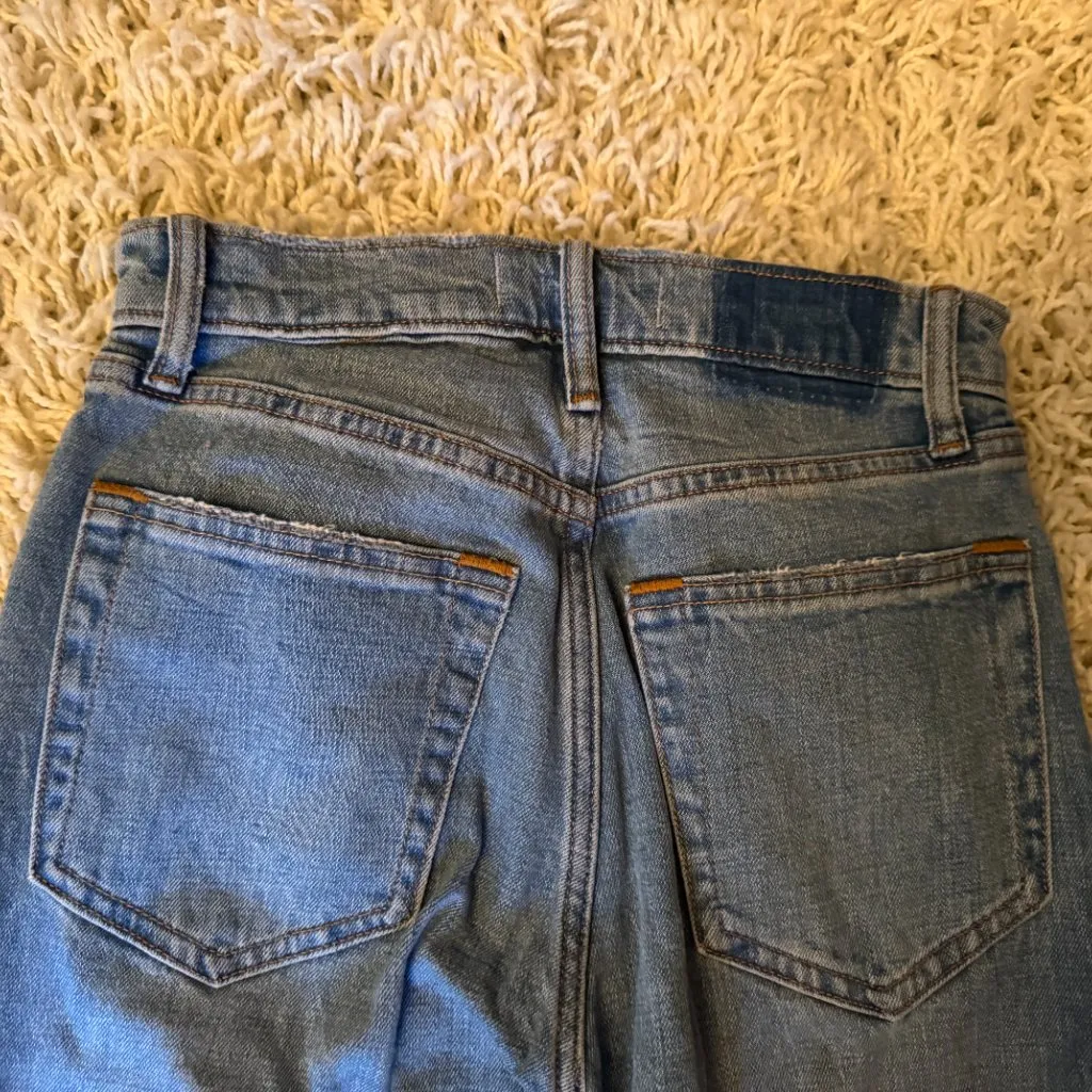 Abercrombie & Fitch Ankle Straight High Rise Women Jeans Petite - Image 7