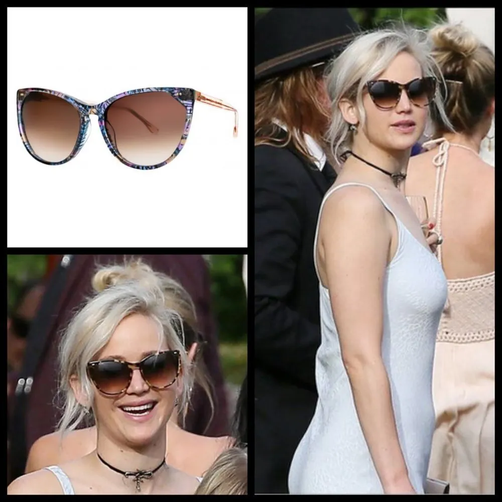 đź’•THIERRY LASRYđź’• Swappy V165 Cat Eye Sunglasses Vintage Pink Acetate Gradient - Image 4