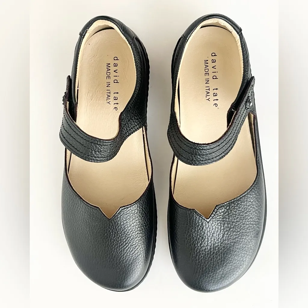 David Tate Sakura black leather Mary Jane comfort shoes 11 - Image 3