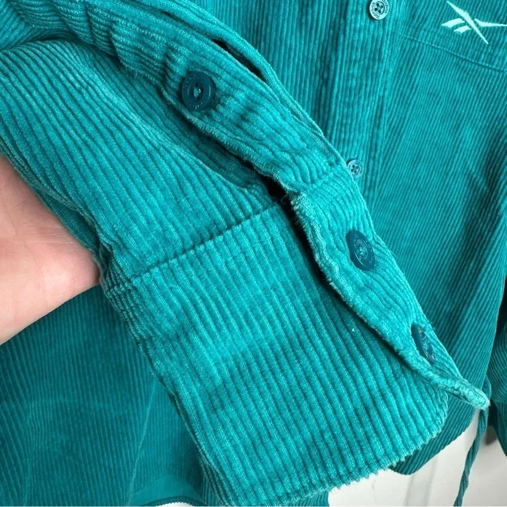 Reebok x Cardi B Seaport Teal Corduroy Cover - Image 7