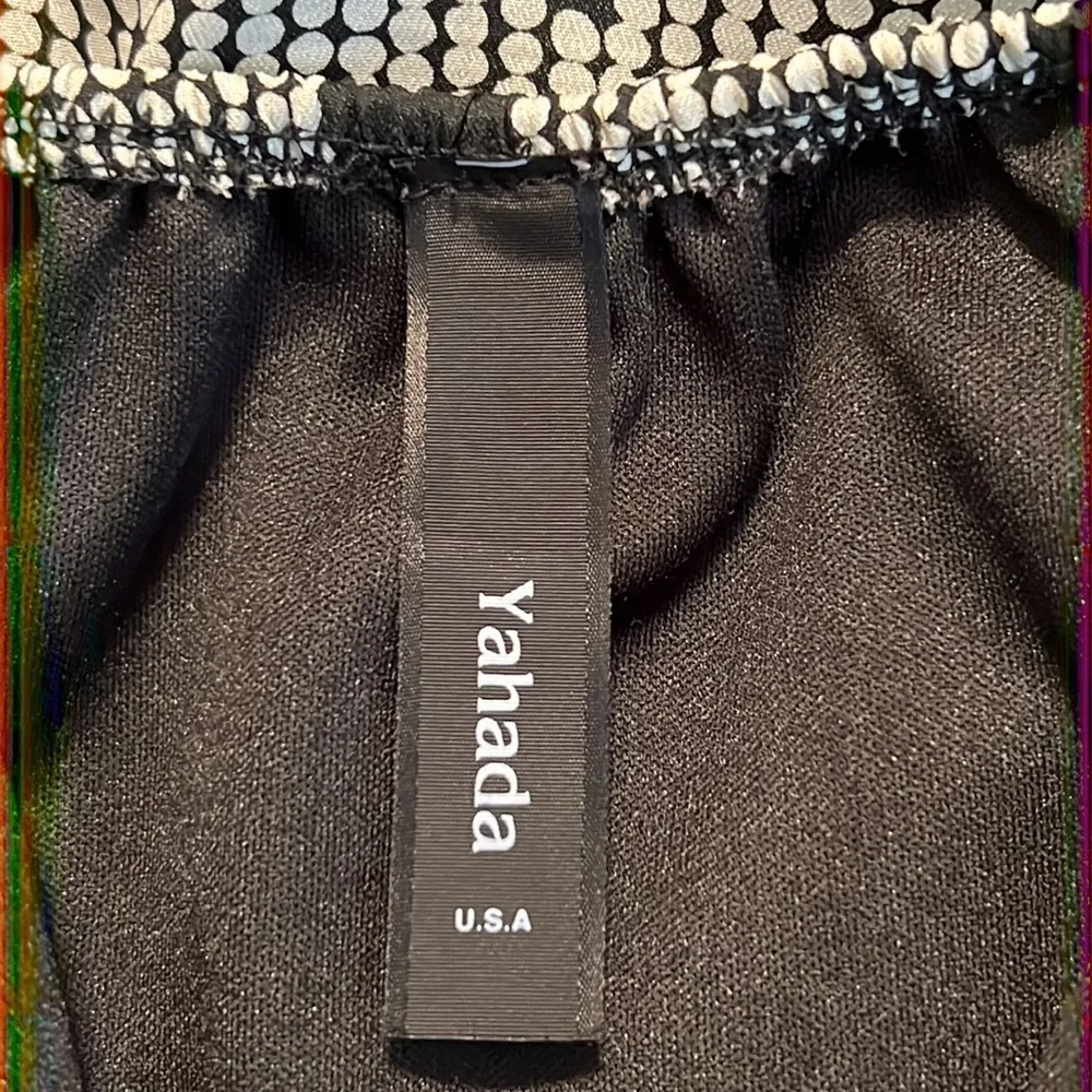 Yahada medium spaghetti strap mini skirt romper ruffle top sleeveless see flaw Black Size undefined - Image 9